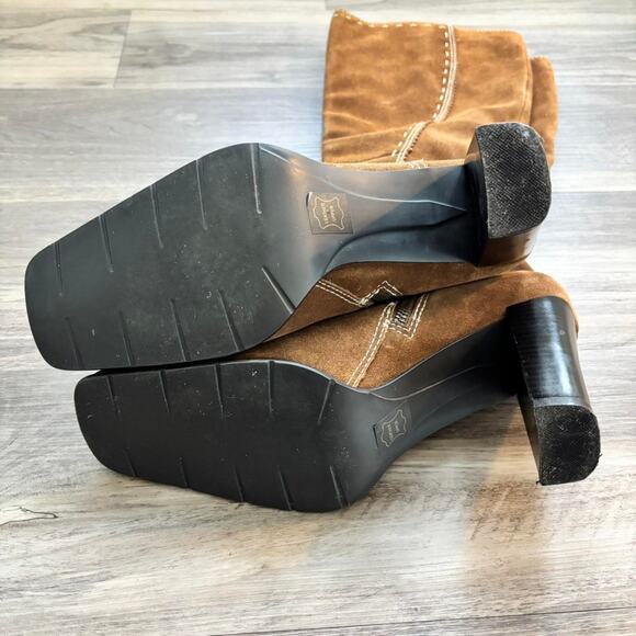 Ellemenno Knee High Leather Boots Women's Size 8.5 - Picture 4 of 8